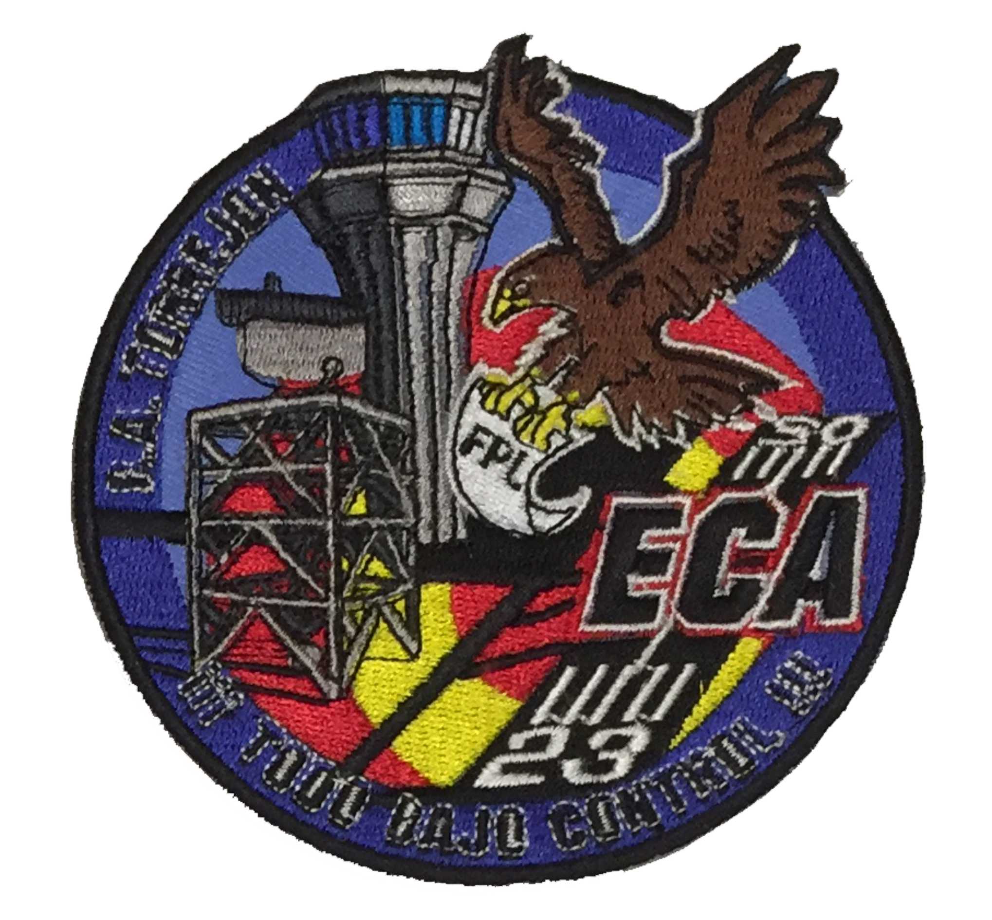 Escudo bordado ECA Base Aérea Torrejón \"Todo bajo control\"